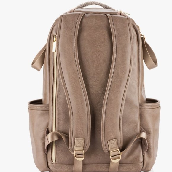 Maternity Itzy Ritzy Diaper Bags- Vanilla Latte Boss Plus Diaper Bag Backpack - Picture 3 of 5